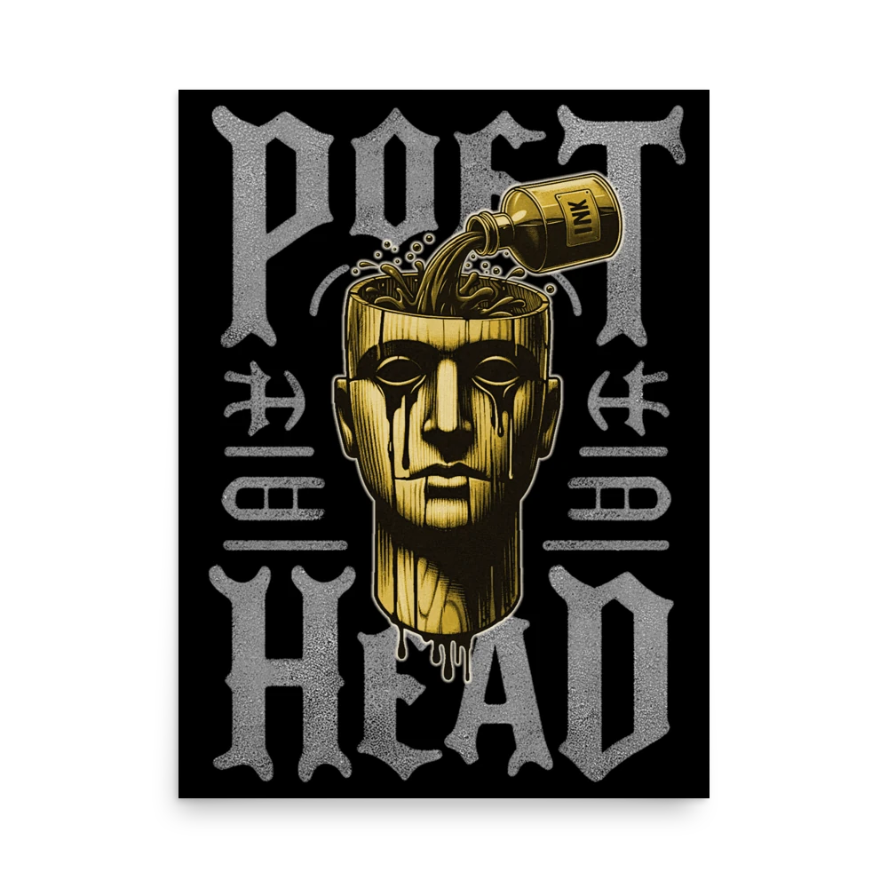 POET HEAD POSTER