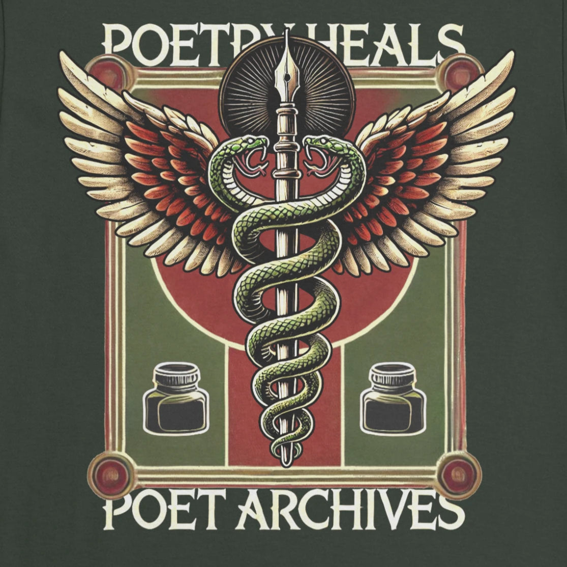 POETRY HEALS T-SHIRT