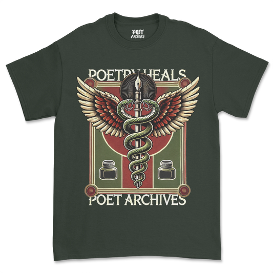 POETRY HEALS T-SHIRT