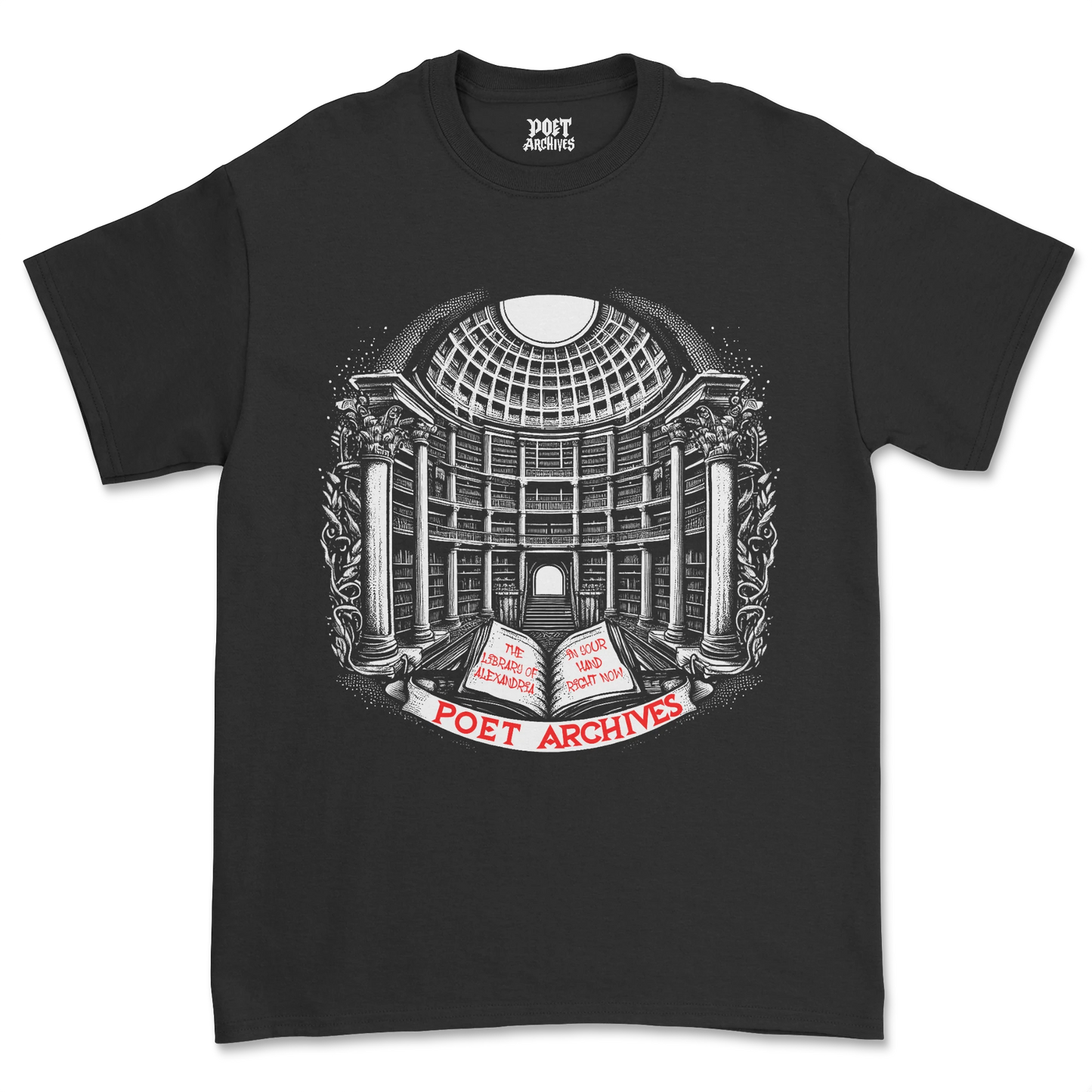 LIBRARY OF ALEXANDRIA T-SHIRT