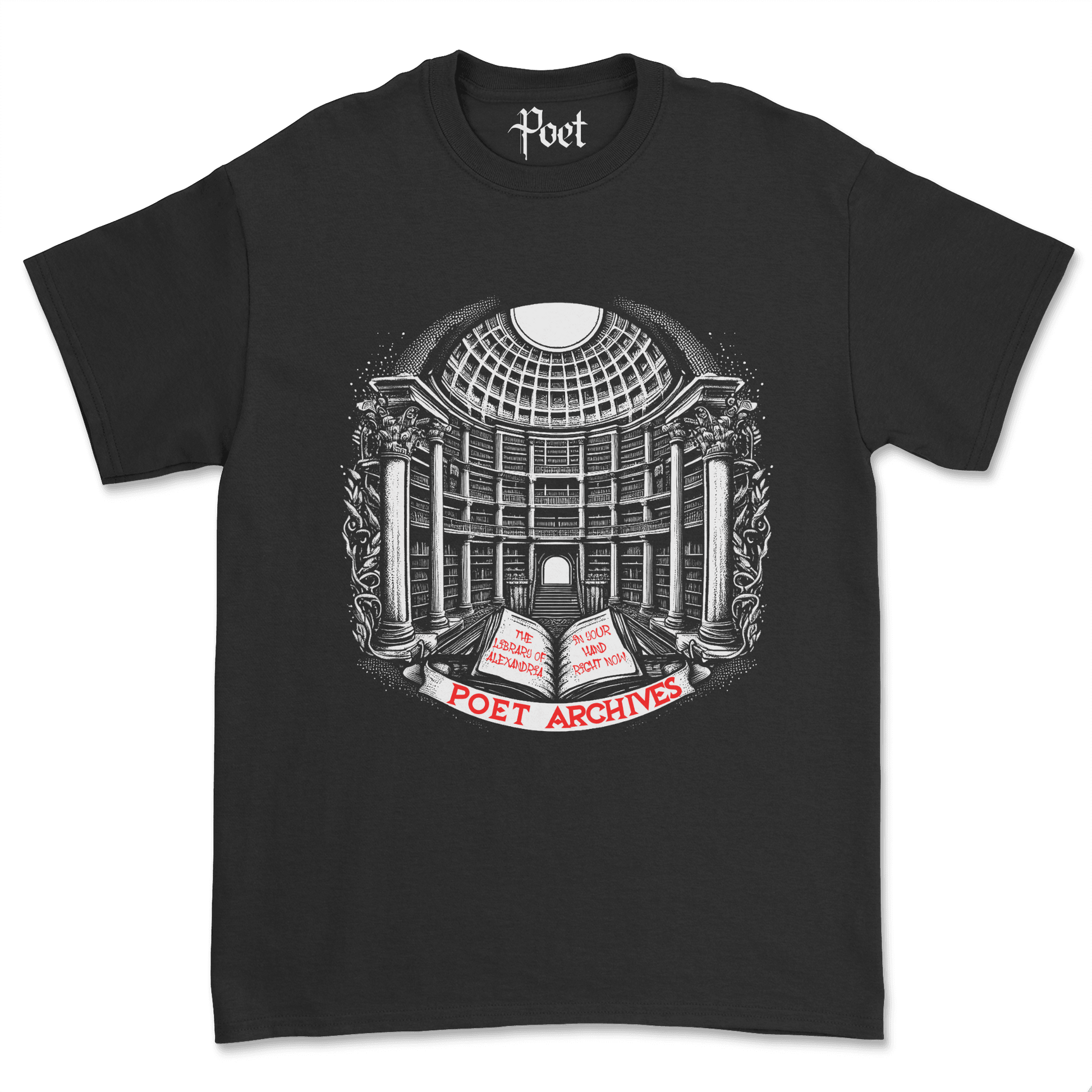 Library of Alexandria T-Shirt - Poet Archives