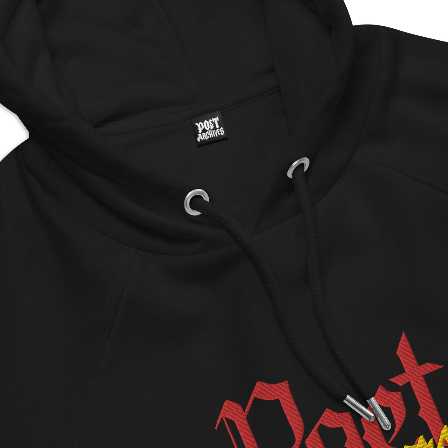 BIG LOGO EMBROIDERED HOODIE